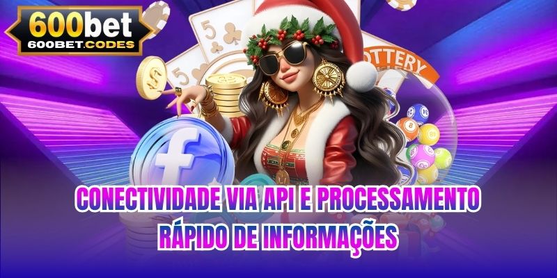 Conectividade via API e processamento rápido de informações
