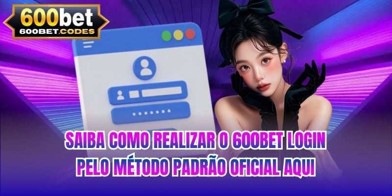 Saiba como realizar o 600BET login pelo método padrão oficial aqui